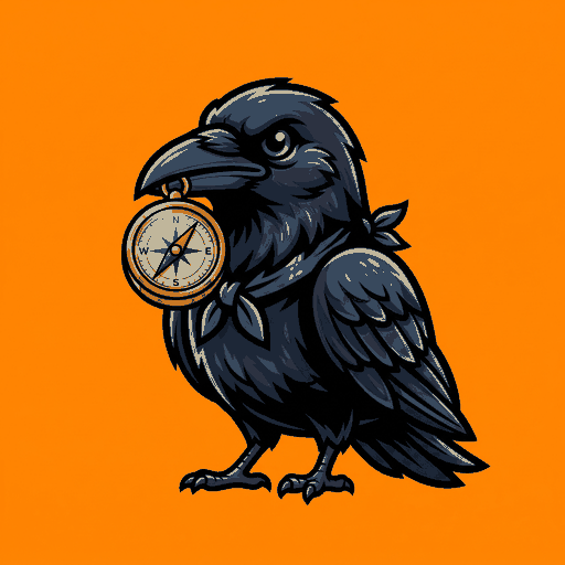 Tiny Compass Crow logo